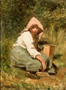 En jente av Pierre Edouard Frere