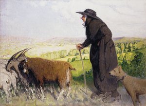 Gjeterinnen; La Bergere