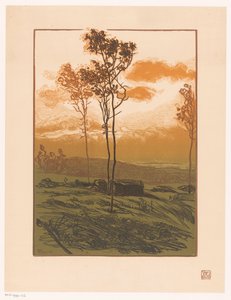 Landskap av Pierre Eugène Vibert