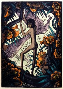 Mowgli i jungelen. Rudyard Kipling "The Jungle Book" av Pierre Falke