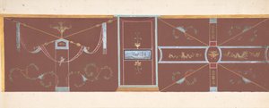 Design for veggdekorasjon, .