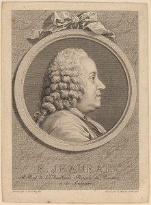 Edme-Sebastien Jeaurat av Pierre Francois Martenasie after Charles Nicolas Cochin II
