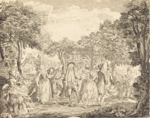 Ballett ved Operaen, 1761. av Pierre François Basan