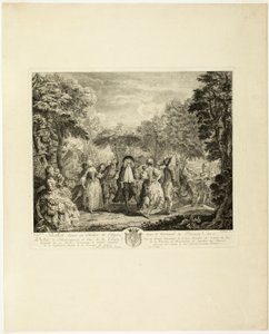Karnevalet i Parnassus av Pierre François Basan