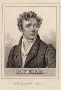 Portrett av operasangeren Louis Antoine Eléonore Ponchard 1787-1866, 1827. av Pierre François Bertonnier
