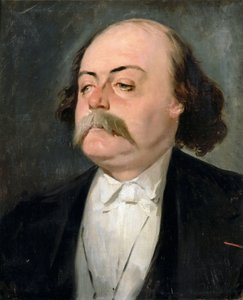 Portrett av Gustave Flaubert 1821-1880 av Pierre François Eugène Giraud