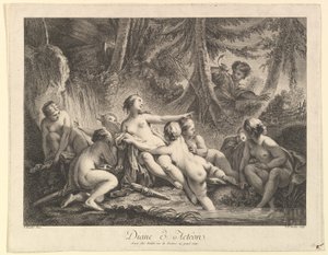 Diana og Acteon.