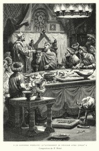 Jeg vil beholde trofastheten, ellers går jeg til grunne med Judas! (gravering)