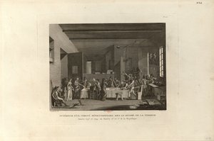 Inne i en revolusjonær komité under terrorens styre, 1802.