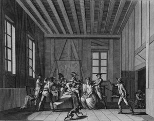 Attentatet på Jean-Paul Marat, ca. 1795
