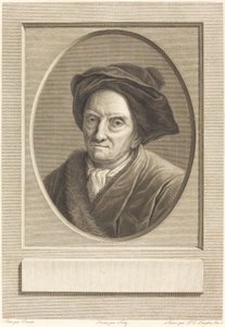 Fontenelle av Pierre Gabriel Langlois after Guillaume Voiriot after Jean Jacques Forty