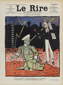 Revolusjon i Russland. Illustrasjon for Le Rire