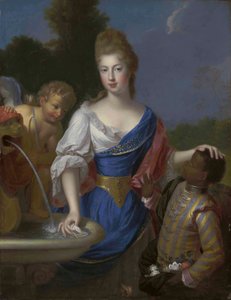 Portrett av en dame, trekvartlangt, tradisjonelt identifisert som Louise Bernardine de Durfort, hertuginne av Duras