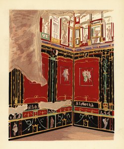 Exedra i huset til Vettii, Pompeii av Pierre Gusman