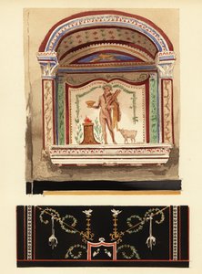 Lararium nisjemaleri dedikert til Hercules i et anneks (Casa del Cenacolo, V