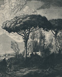 Vesuv fra Pompeii, 1919