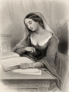 Heloise (1101-60) illustrasjon fra 