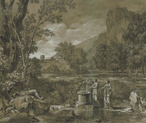 Klassisk landskap av Pierre-Henri de Valenciennes