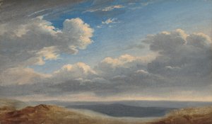 Studie av skyer over den romerske Campagna, ca. 17821785.