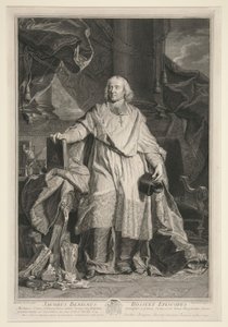 Portrett av Jacques Benigne Bossuet av Pierre Imbert Drevet