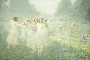 Sylfenes morgendans; Sylfidenes morgenrunde av Pierre Jacques Dierckx