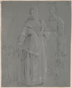 Tre figurer av Pierre Jacques Volaire