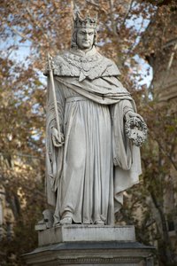 Statue av kong Rene av Pierre Jean David dAngers