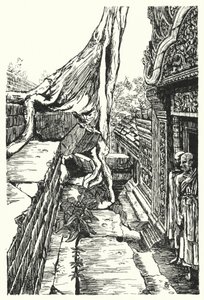 I andre etasje, Baphuon (gravering)