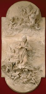 S. Luigi Gonzaga in Glory, ca. 1696 (terrakotta) av Pierre Legros