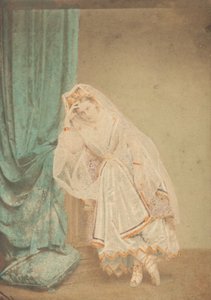 [The Countess in Gold Pique Dress as Judith], 1860-tallet. av Pierre Louis Pierson