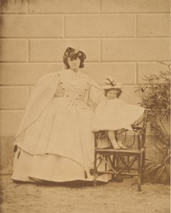 Moren og brudgommen, 1860-tallet. av Pierre Louis Pierson