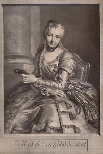 Madame de Pompadour, elskerinne til kong Louis XV av Frankrike, 1700-tallet 1894 av Pierre Louis de Surugue
