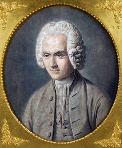 Portrett av Jean-Jacques Rousseau (1712-1778) av Alix, Pierre Michel (1762-1817). Akvatint, størrelse : 40,5x36, , Privat samling