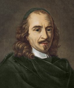 Portrett av Pierre Corneille (1606-1684) - Gravering av Pierre-Michel Alix (1762-1817) - Portrett av Pierre Corneille (1606-1684), fransk forfatter Gravering av Pierre Michel Alix