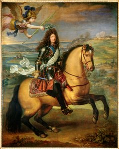 Rytterportrett av Ludvig XIV av Pierre Mignard