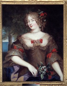 Madame de Sevigne: portrett av Francoise Marguerite de Sevigne, grevinne av Grignan (1648-1705), datter av Marie de Rabutin-Chantal, markis av Sevigne (1626-1696). Maleri av Pierre Mignard (1612-1695) av Pierre Mignard