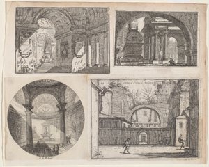 Veranda foran et sirkulært tempel