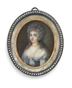 Stéphanie Félicité Ducrest de Saint-Aubin, grevinne av Genlis av Pierre Noel Violet