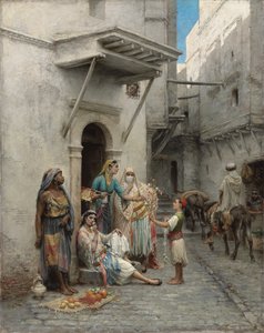 Den unge blomsterselgeren; Den unge blomsterselgeren av Pierre Outin
