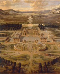 Utsikt over Versailles-palasset og dets hager av Pierre Patel