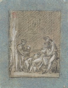 Studie for A Family in Desolation av Pierre Paul Prud