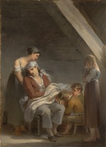En sorgrammet familie, 1821