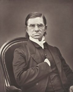 Émile Littré fransk leksikograf og filosof, 1801-1881, ca. 1876. av Pierre Petit