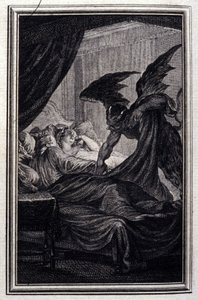 Hans Carvel-ringen - i "" Fortellinger og noveller "" av Jean La Fontaine. 1776. Illustrasjon av P.P. Choffard.