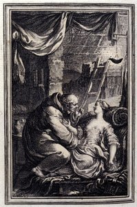 Djevelen i helvete - i "Fortellinger og noveller på vers" av Jean La Fontaine. 1776. Illustrasjon av P.P. Choffard.