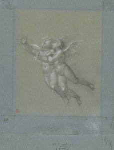 To flygende putti av Pierre Prud