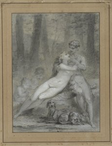Venus og Adonis av Pierre Prud