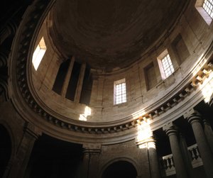 Barokkarkitektur: Chapel of the Old Charite (1679 - 1707), klosteret i Marseille, av arkitekten Pierre Puget (1622 - 1694). Innvendig visning. Marseille, Bouches du Rhone (Bouches-du-Rhone) (13). av Pierre Puget