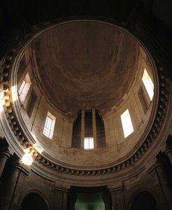 Barokkarkitektur: Chapel of the Old Charite (1679 - 1707), klosteret i Marseille, av arkitekten Pierre Puget (1622 - 1694). Innvendig visning. Marseille, Bouches du Rhone (Bouches-du-Rhone) (13). av Pierre Puget