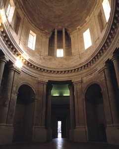 Barokkarkitektur: Chapel of the Old Charite (1679 - 1707), klosteret i Marseille, av arkitekten Pierre Puget (1622 - 1694). Innvendig visning. Marseille, Bouches du Rhone (Bouches-du-Rhone) (13). av Pierre Puget